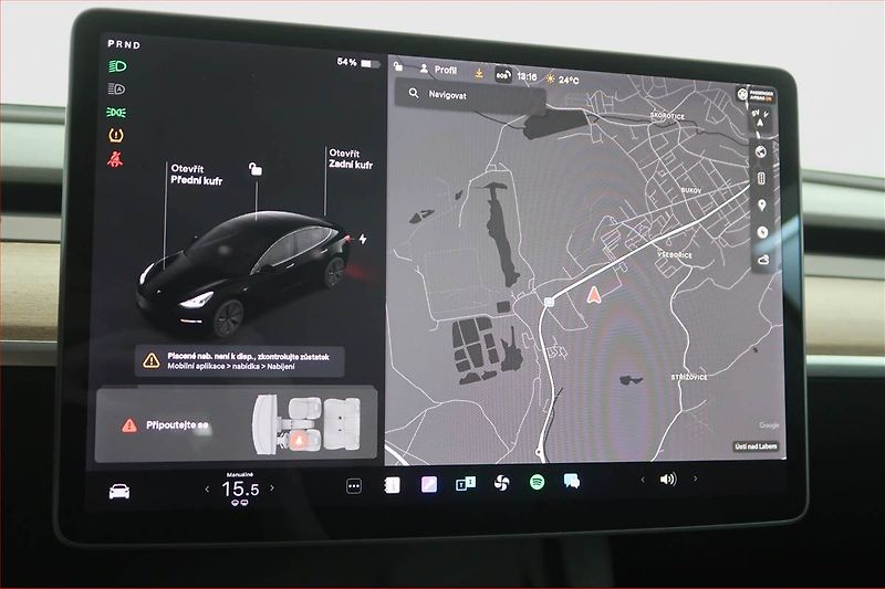 Tesla Model 3 (2021) Std Range Plus 55kWh, SoH 81% - fotka 11 z 22
