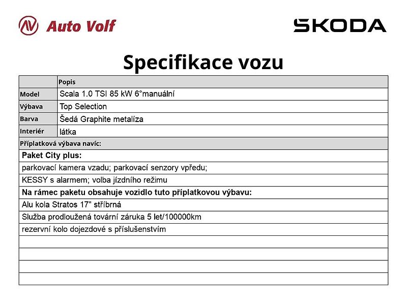 Škoda Scala (2025) Top Selection 1.0 TSI 85 kW 6° - fotka 6 z 33