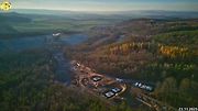 Staveniště dálnice D6 úseku Petrohrad - Lubenec. Foto: Jan Banán Svoboda