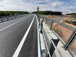 Otevření nového mostu na takzvané jesenické křižovatce. Pátek 16. května 2025.