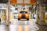 Výroba Nissanu X-Trail ve Velké Británii.
