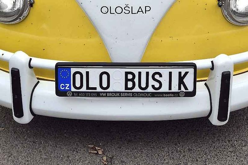 Jedna z finálových SPZ.