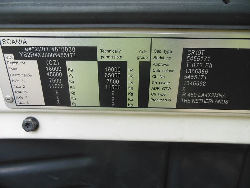 Scania R450, Standart, Retarder, BEZ - fotka 21 z 22