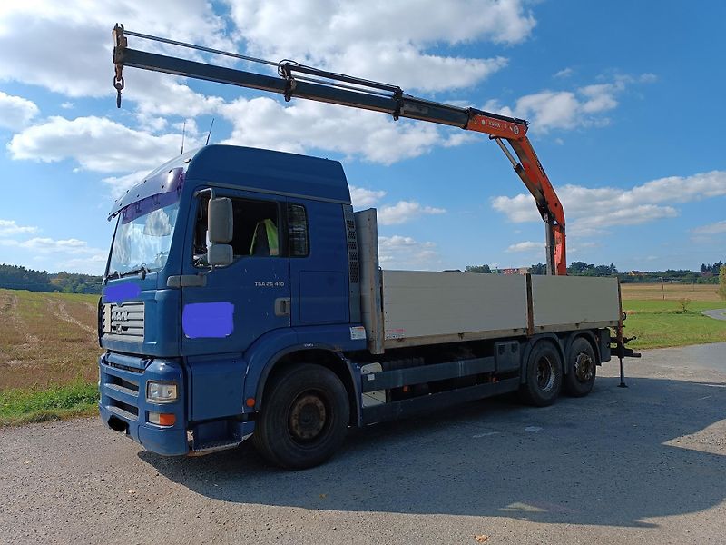 MAN TGA 26,413 valník + Ruka PK15500 - fotka 2 z 36