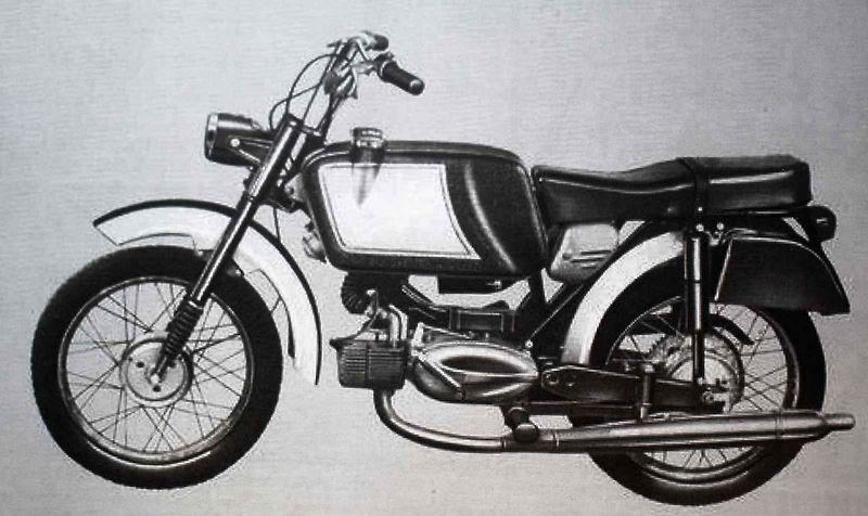 Takto vypadala Jawa 50 typ 23 Mustang v samotném závěru výrobního cyklu
