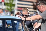 Prvomájová jízda automobilových veteránů 2025 v Ústí nad Labem.
