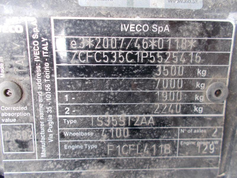 Iveco Daily 35S18HA8V - 10 PALET - fotka 17 z 18