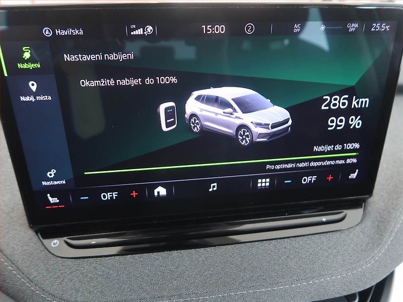 Škoda Enyaq (2022) 60 (62 kWh), SoH 92% - fotka 12 z 15