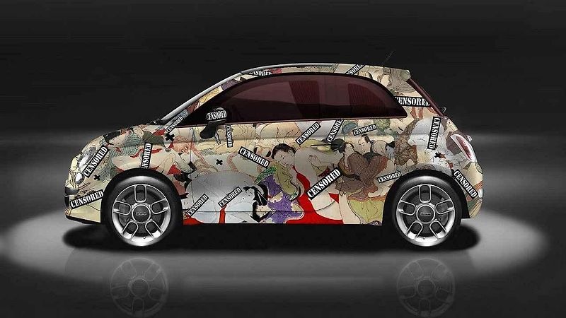 Fiat 500 od úpravce Garage Italia Customs.