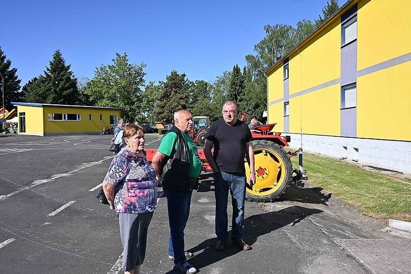 Z akce Pradědečkův traktor v Národním zemědělském muzeu v Čáslavi.