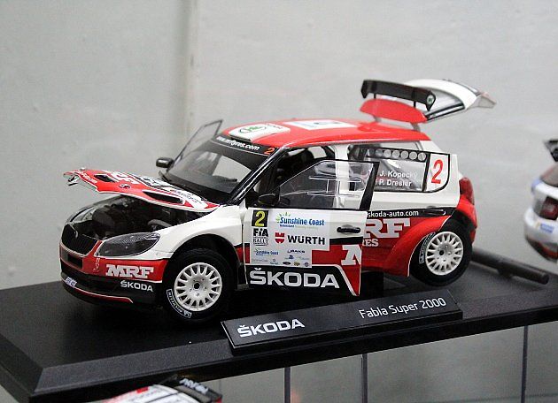 Model WRC Fabie Jana Kopeckého., zdroj: Deník/Edvard Beneš