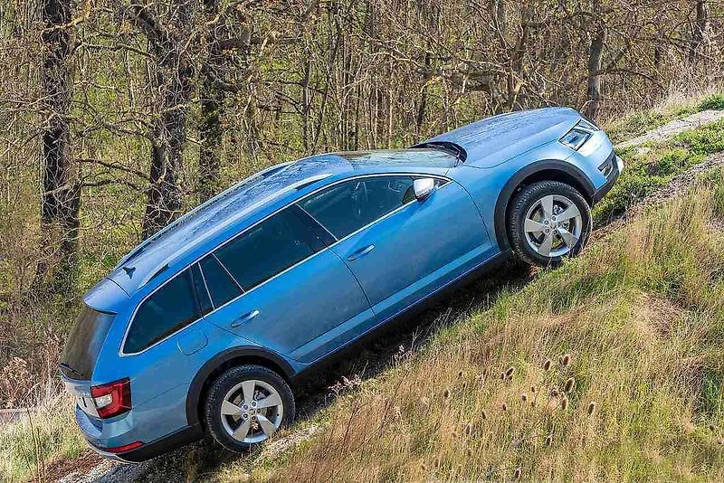 Škoda Octavia Combi RS a Škoda Octavia Scout.