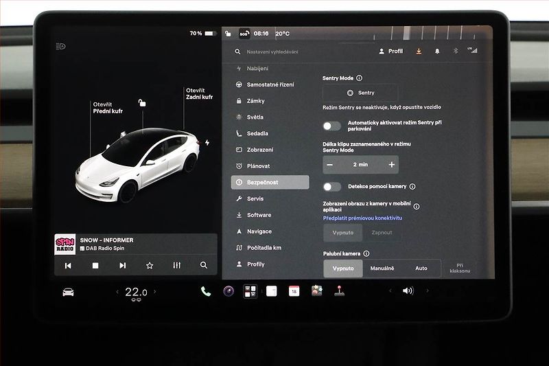 Tesla Model 3 (2021) Performance 82kWh, SoH 98% - fotka 20 z 29