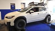 Subaru CrossTrek na nových terénních kolech.