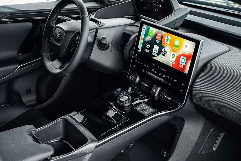 Toyota bZ4x při jízdě