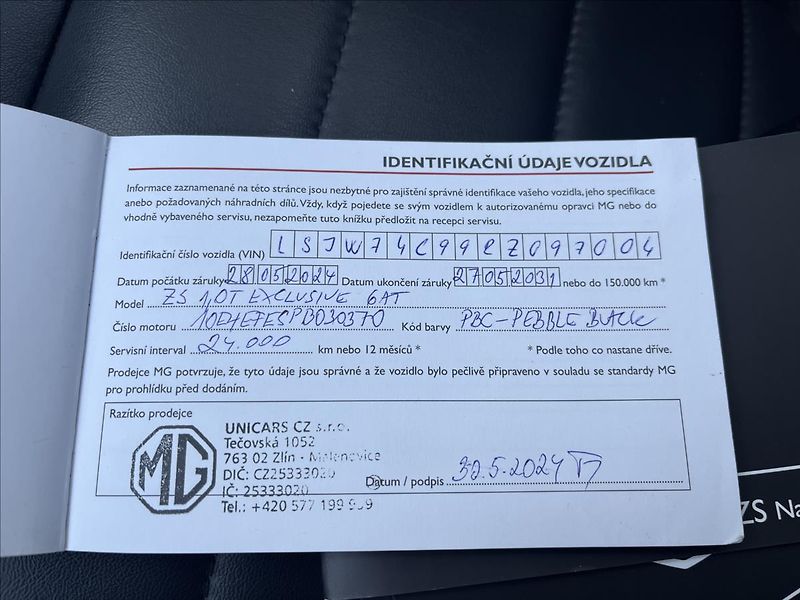 MG ZS 1,0 T  Exclusive AT+ 1Maj. - fotka 22 z 25