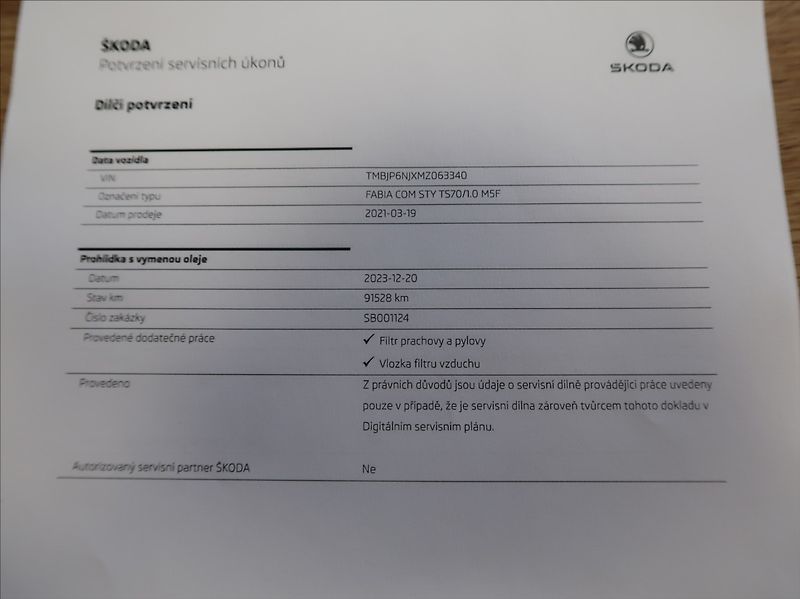 Škoda Fabia 1,0 TSi,70kW,Style,1majČR,DPH - fotka 26 z 27