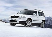 Škoda Yeti je na 9. místě s indexem 83. Patří mezi nejmladší auta, s průměrem 3,88 roku a trpí především na elektriku a motor. Oprava je o něco dražší, než u srovnatelné konkurence. Výrazně však překonává Tiguan, který je až 22.