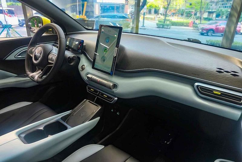 Čínský osobní automobil BYD Seagull z roku 2023.
