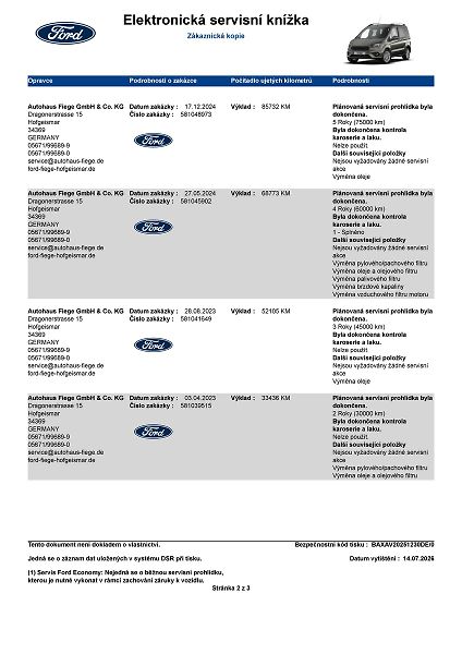 Ford Tourneo Courier Titanium 1.5 TDCi prav.servis - fotka 39 z 44