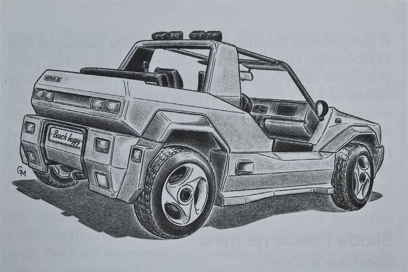 MTX Beach Buggy je velmi malé vozidlo
