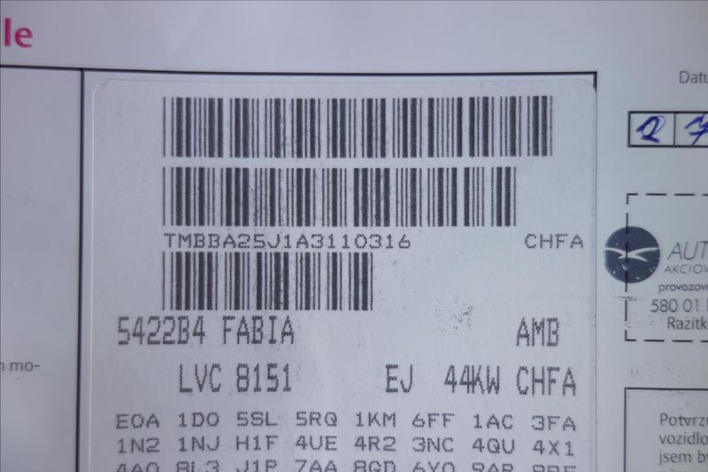 Škoda Fabia 1,2 i,ČR,2 MAJ.,SERV.KN.,KLIMA - fotka 31 z 44