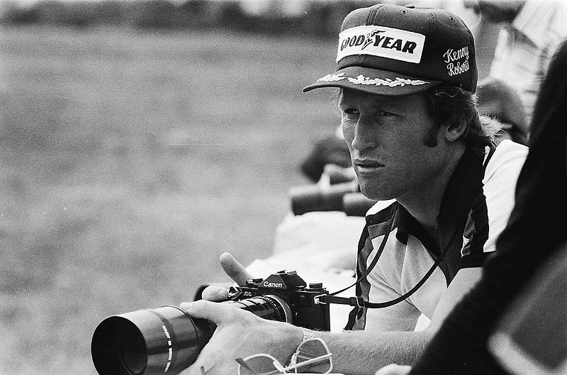 Kenny Roberts, Barry Sheene a Johny Cecotto při holandské TT 500 ccm v Assenu.