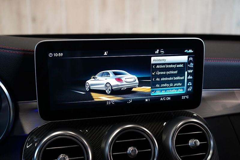 Mercedes-Benz Třídy C C43 AMG 4MATIC, Ventilace, HUD - fotka 34 z 47