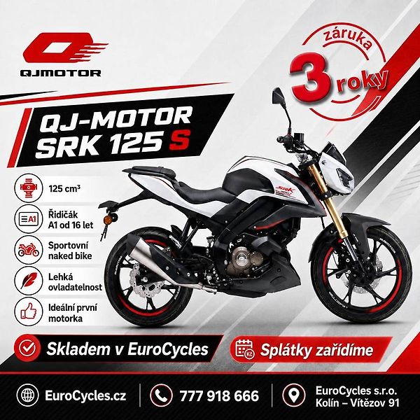 QJ Motor SRK 125 S (2026) - fotka 3 z 14