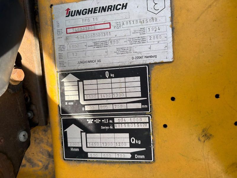 Jungheinrich (1994) Jungheinrich VZV  - fotka 13 z 13