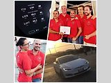 Rekordně dlouhá jízda elektromobilu Tesla.