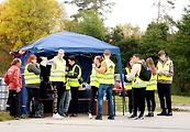 Za charitativním srazem amerik v jihočeském Táboře stojí vojenský policista Jaroslav Grepl (37), pomáhá už 7. rokem.