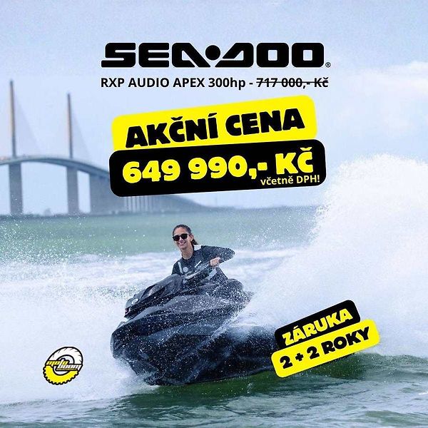 Sea Doo (2023) RXP XRS Apex 1+1-up 300hp Audi - fotka 1 z 23