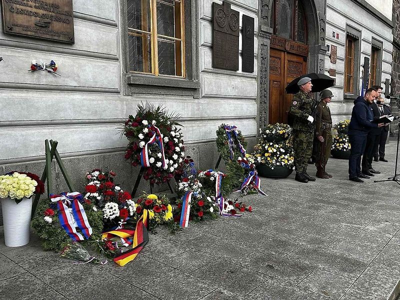 Oslavy osvobození v Klatovech.