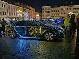 Sraz vánočně nazdobených aut v Kroměříži (prosinec 2024)