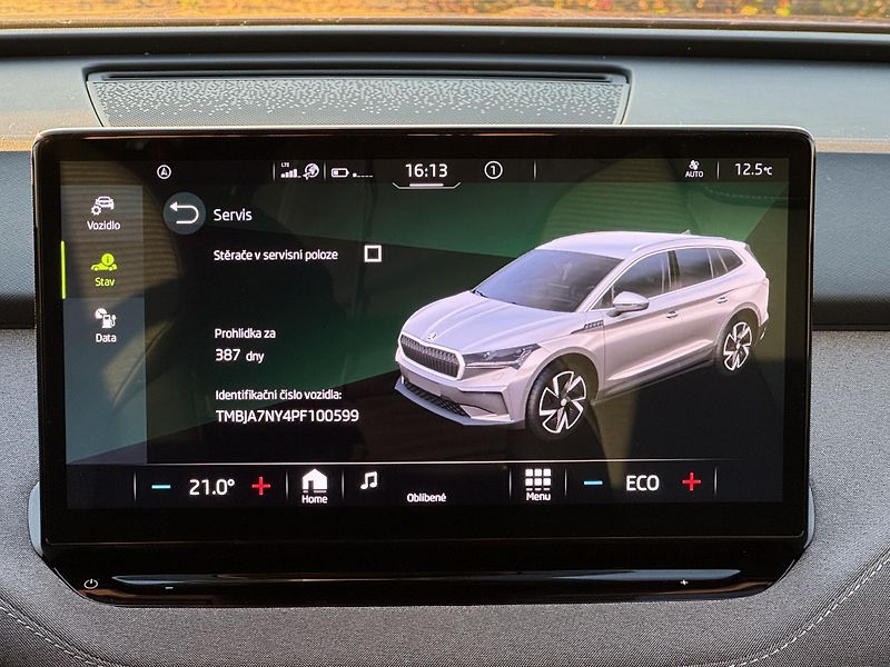 Škoda Enyaq 109 kW 55 kWh Kamera SoH 94,5% - fotka 23 z 27
