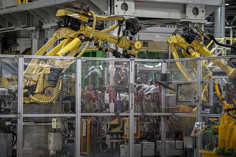 Automobilka Hyundai v Nošovicích, leden 2022.