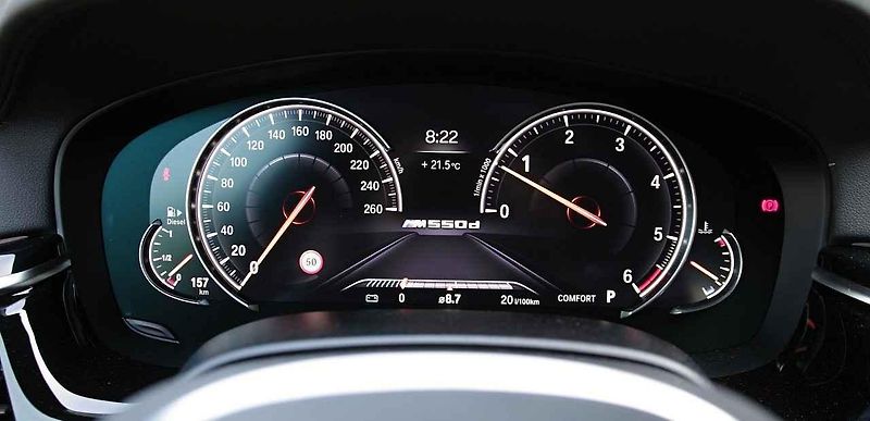BMW M550d.