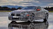 Maskovaný prototyp BMW řady 8.