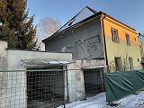 Demolice domů v ulici Za Můstkem v Trutnově Poříčí kvůli stavbě dálnice D11.