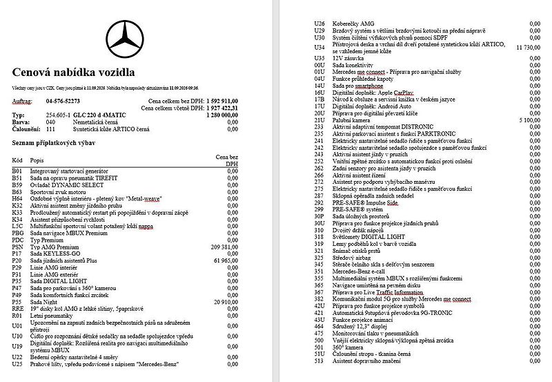 Mercedes-Benz GLC 220d 4M, 1.majitel, CZ - fotka 16 z 17