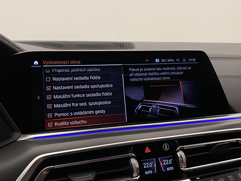 BMW X5 M50D xDrive CZ AUT REZERVACE - fotka 71 z 123
