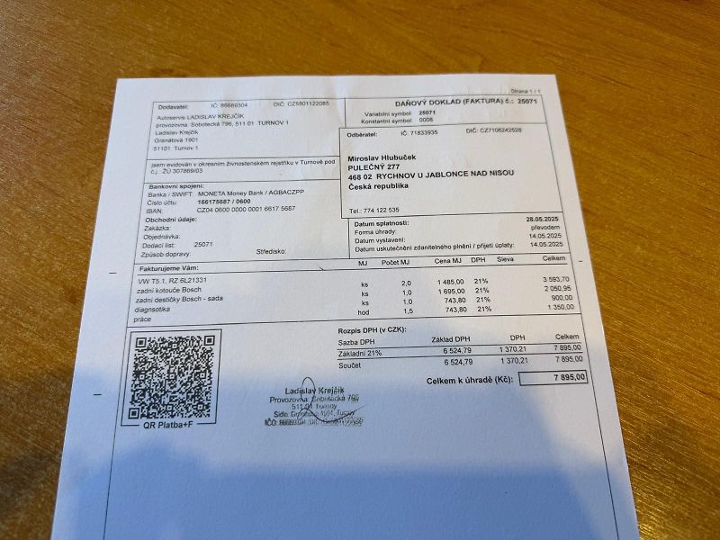 Volkswagen Multivan 2,0 TDi DPH  /103 kW/edice Cup - fotka 32 z 32