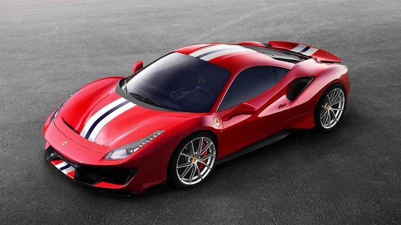 Zrychlení Ferrari 488 Pista z nuly na 100 km/h.