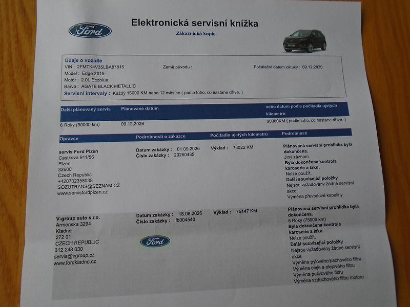 Ford Edge 2,0EcoBlue 175kW 8AT Vignale - fotka 45 z 45