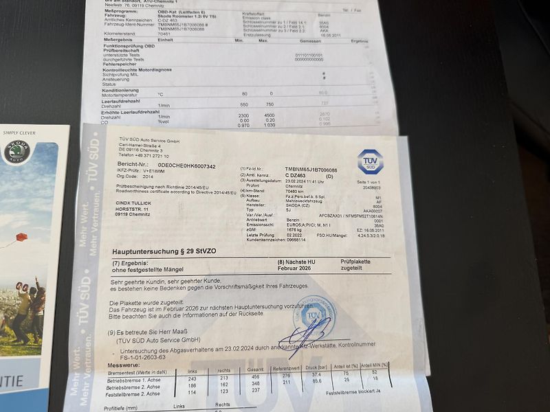 Škoda Roomster 1.2TSi,rezervace - fotka 34 z 39