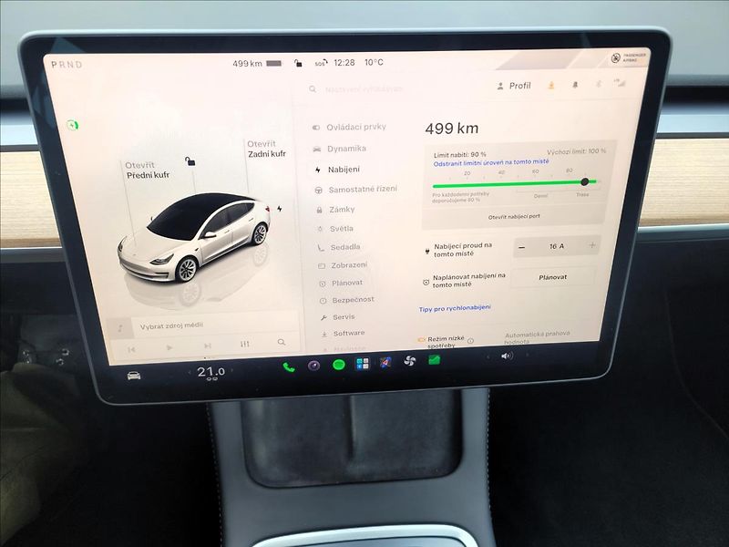 Tesla Model 3 AWD,LR,366kw,DUAL,SOH 89% - fotka 30 z 50