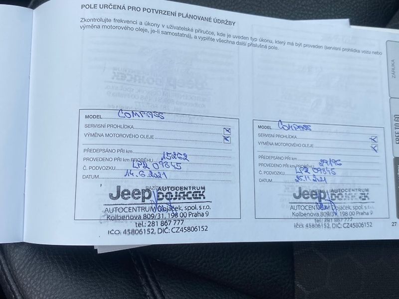 Jeep Compass (2020) 1,3 Turbo (96kW) 130K Man. - fotka 31 z 33