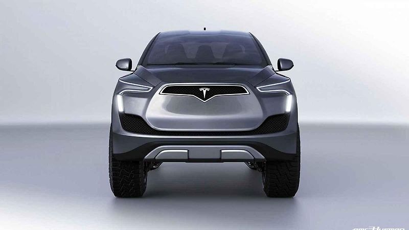 Návrh elektrického pick-upu Tesla