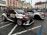 Start 58. ročníku Rallye Šumava na náměstí v Klatovech